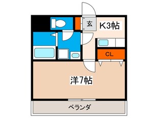 エルム三篠の物件間取画像